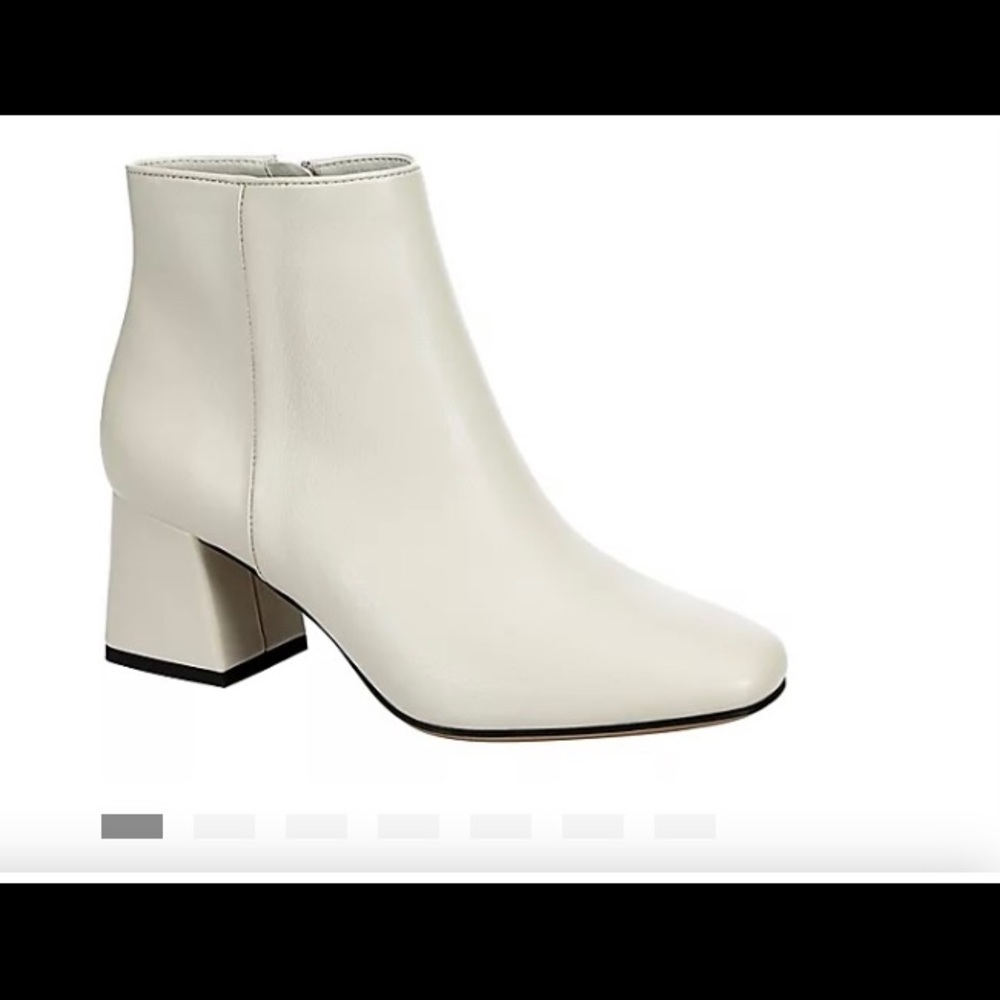Michael Shannon off white booties EUC